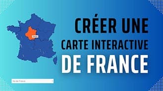 Créer une carte de France interactive sur Bubble